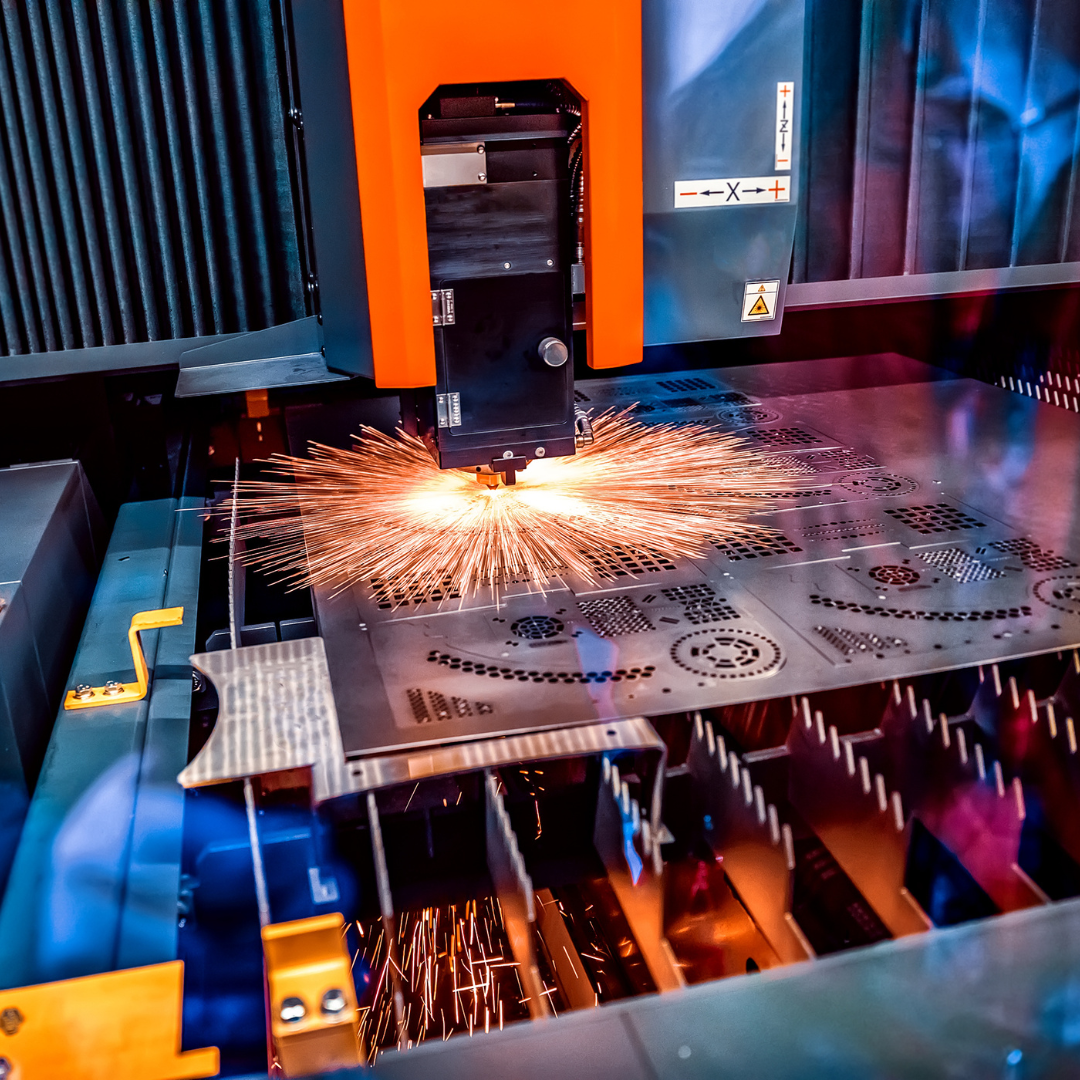 Laser cutting works