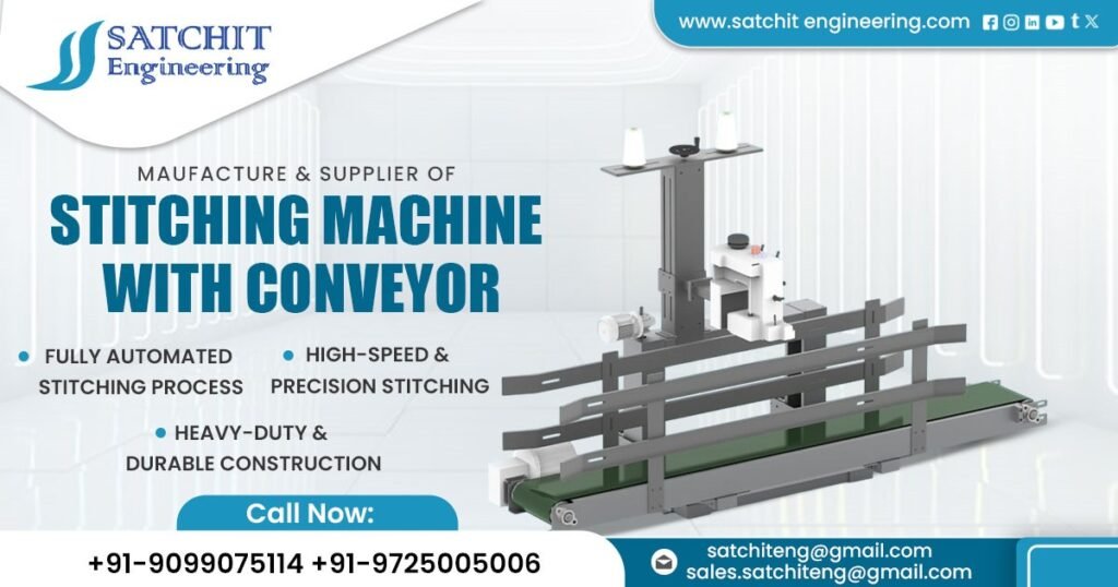 Stitching Machine with Conveyor in Ahmedabad