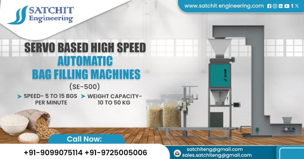 Servo Based High Speed Automatic Bag Filling Machine in Uttar Pradesh