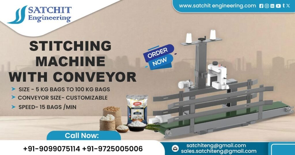 Stitching Machine with Conveyor in Jharkhand