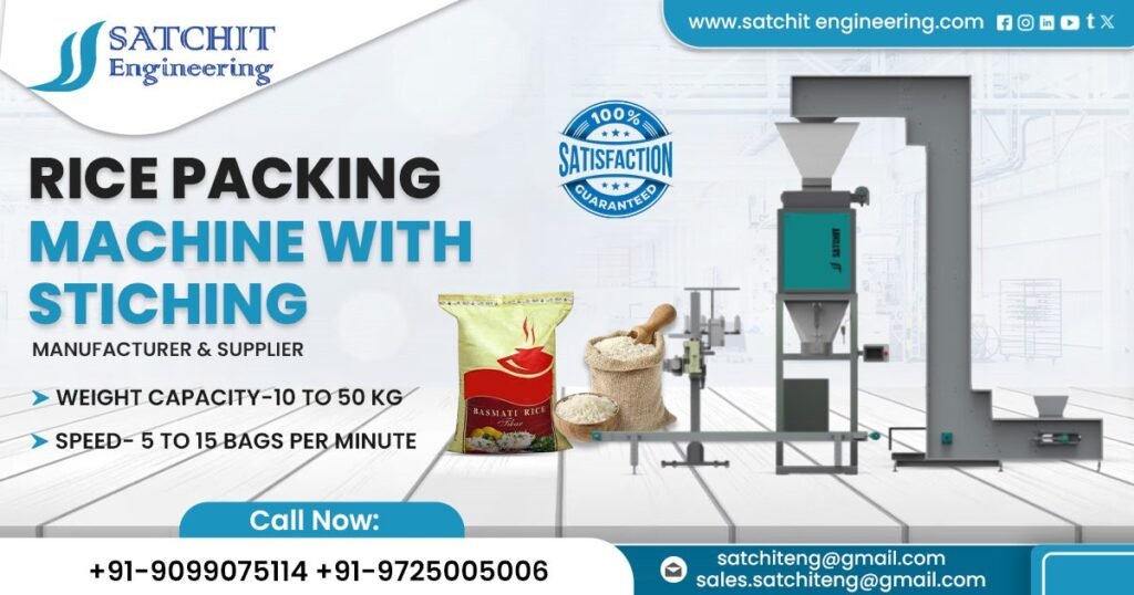 Supplier of Rice Packaging Machine with Stitching in Maharashtra