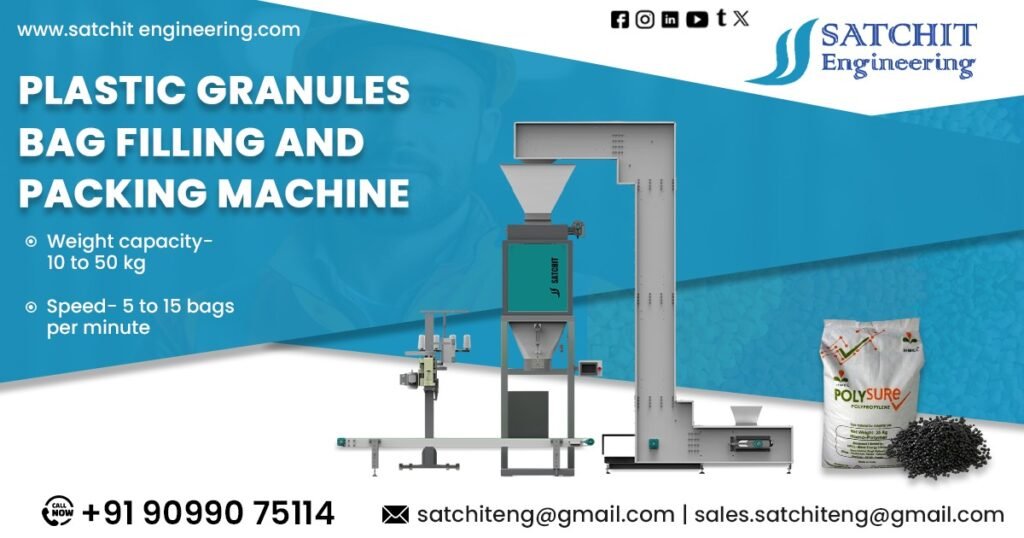 Plastic Granules Bag Filling and Packing Machine
