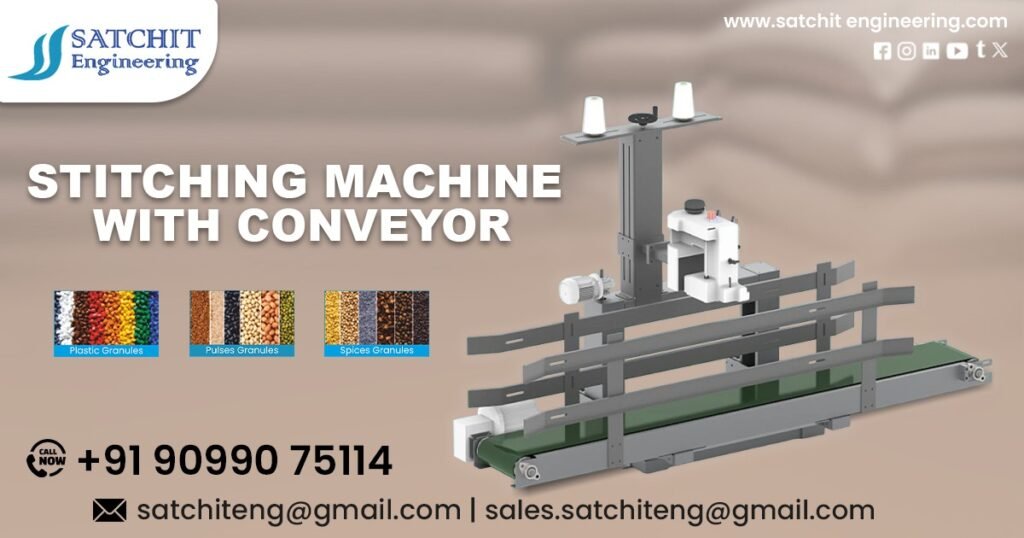 Automatic Stitching Machine with Conveyor in Gujarat