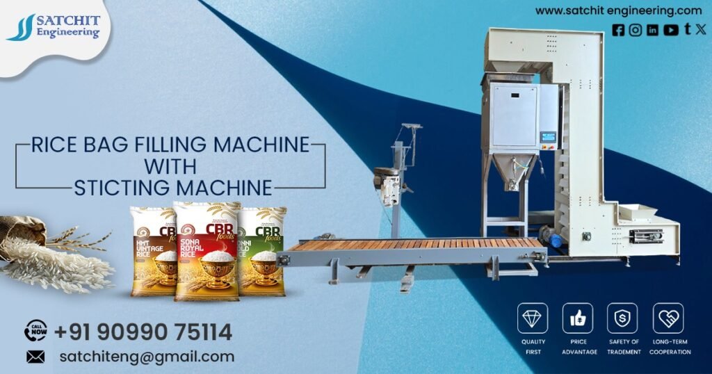 Rice Bag Filling Machine with Stitching Machine in West Bengal