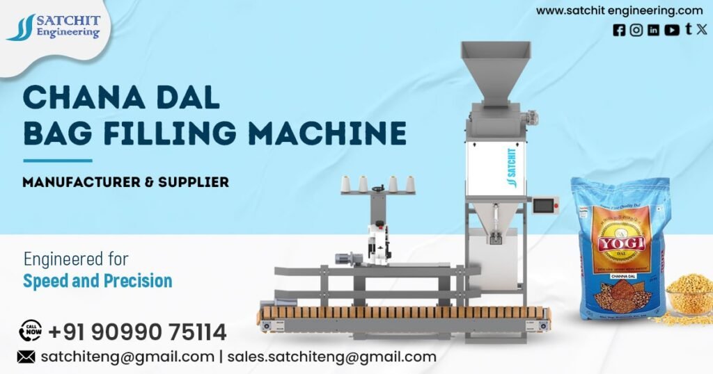 Chana Dal Bag Filling Machine in Rajasthan