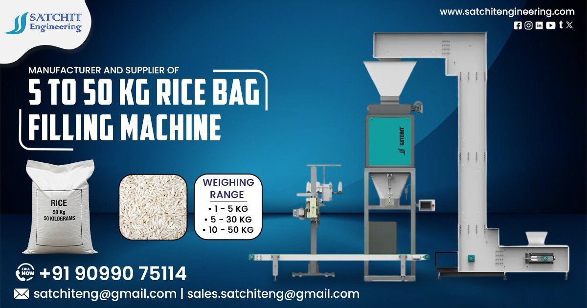 5 to 50 kg Rice Bag Filling Machine