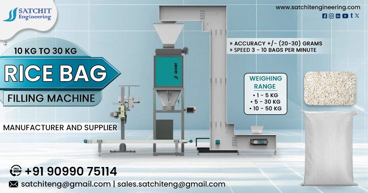 10 to 30 kg Rice Bag Filling Machine in Telangana