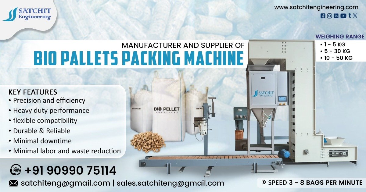Bio Pallets Packing Machine in Maharashtra