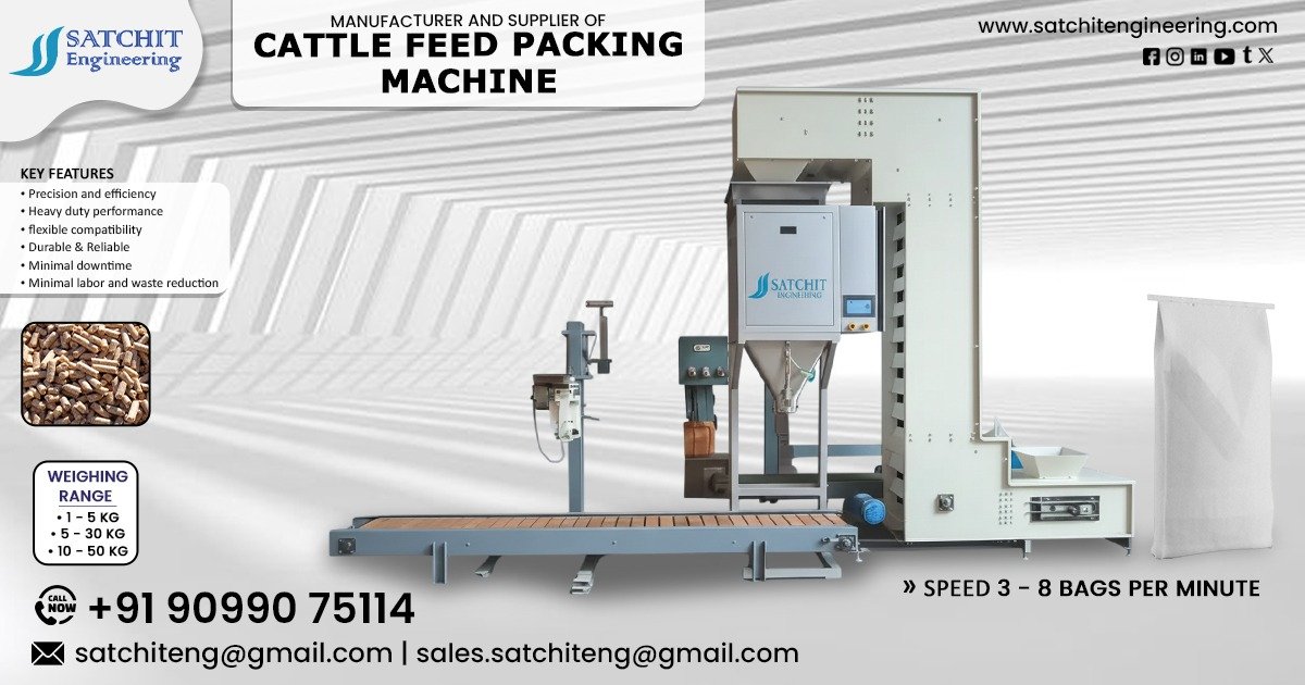 Cattle Feed Bag Packing Machine in Gujarat