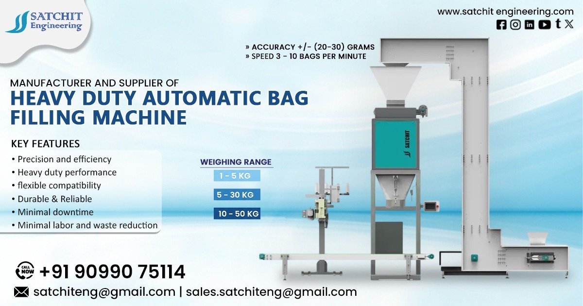 Heavy Duty Automatic Bag Filling Machine in Madhya Pradesh
