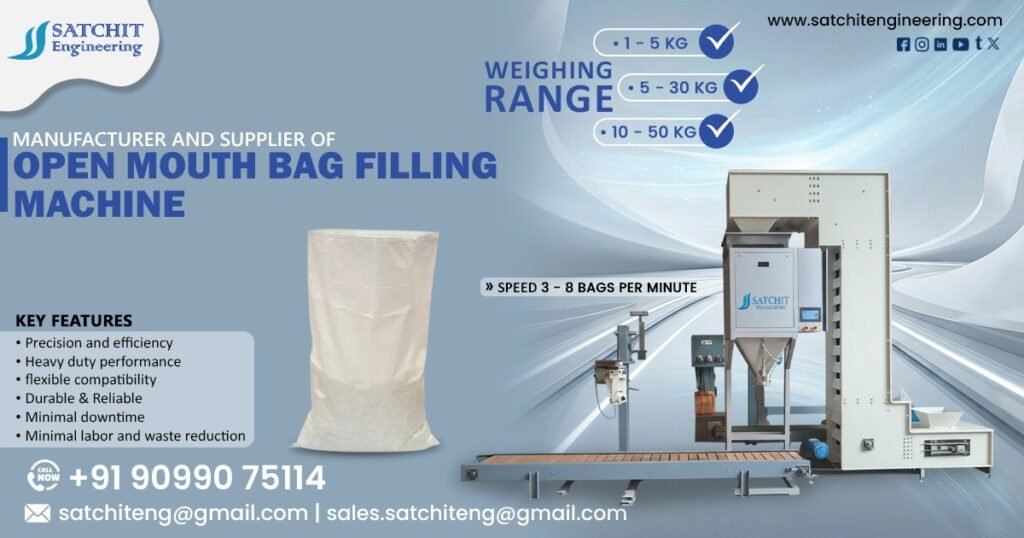 Open Mouth Bag Filling Machine in Telangana