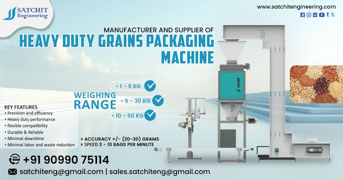 Heavy Duty Grains Packaging Machine in Haryana
