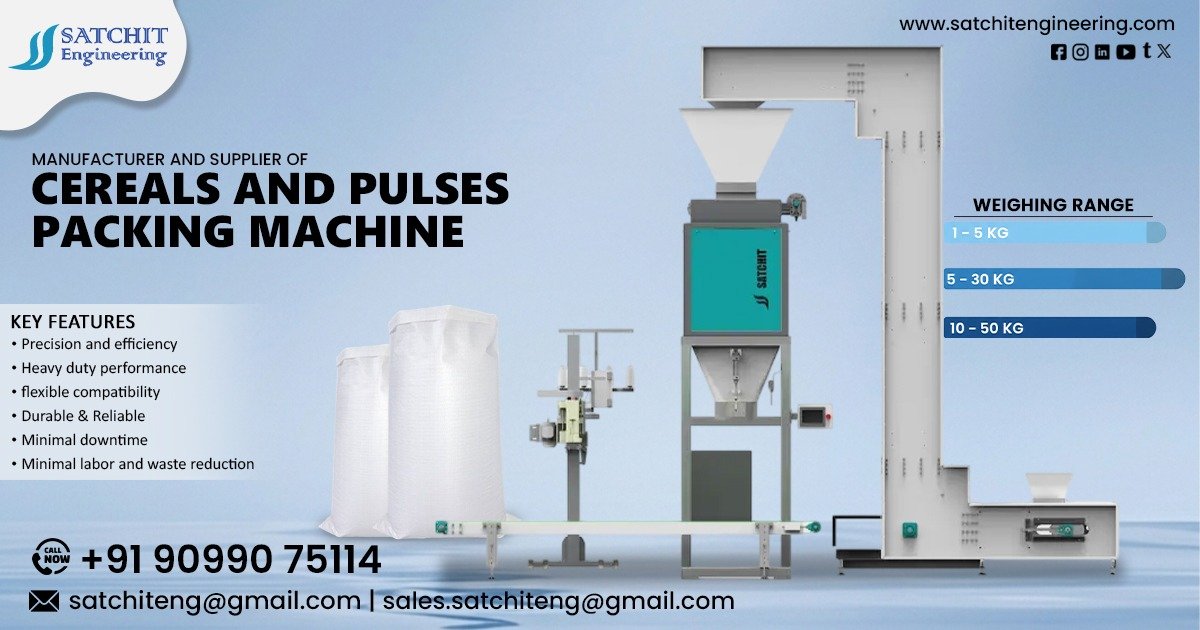 Cereals and Pulses Packing Machine in Tamil Nadu