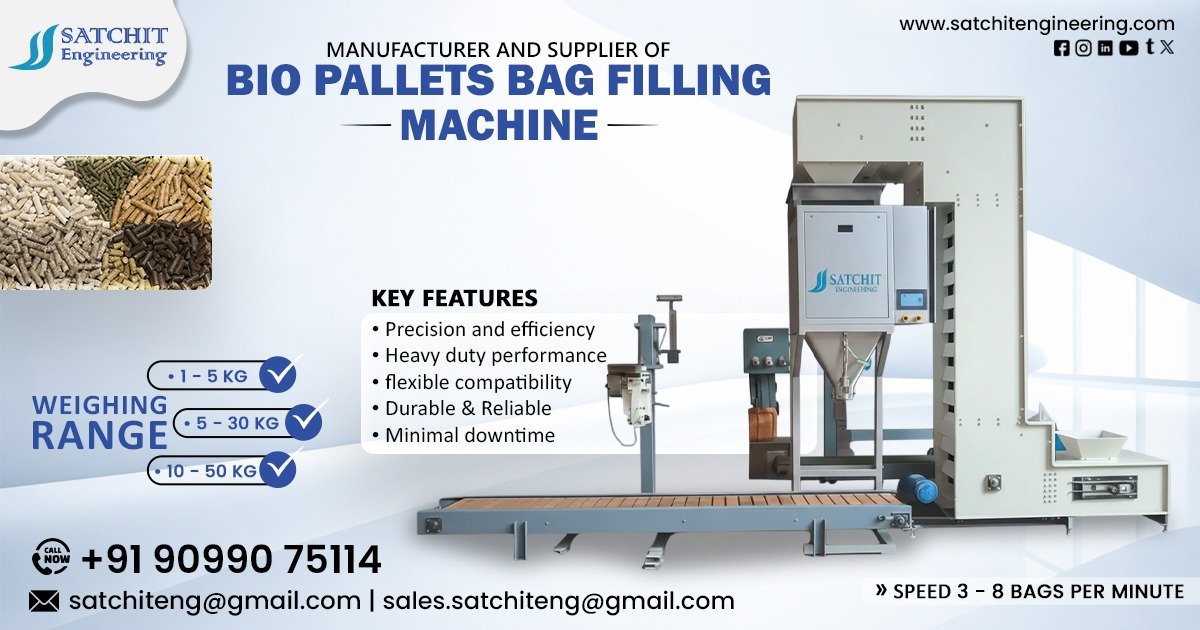 Bio Pallets Bag Filling Machine in Andhra Pradesh