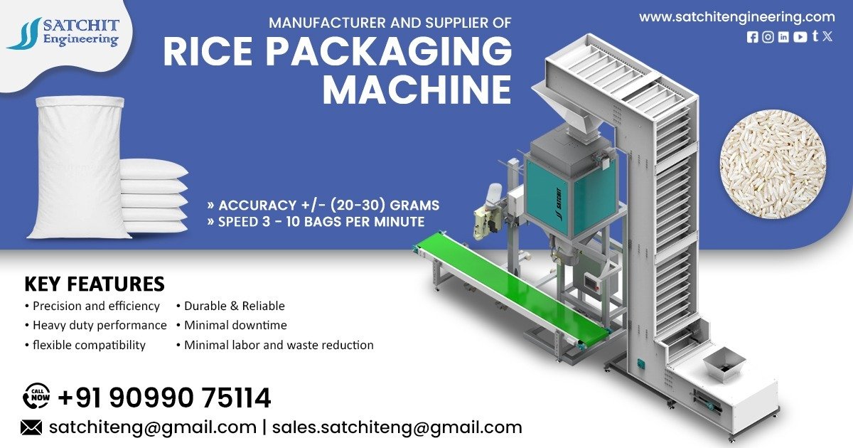 Manufacturer of Rice Bag Packaging Machine