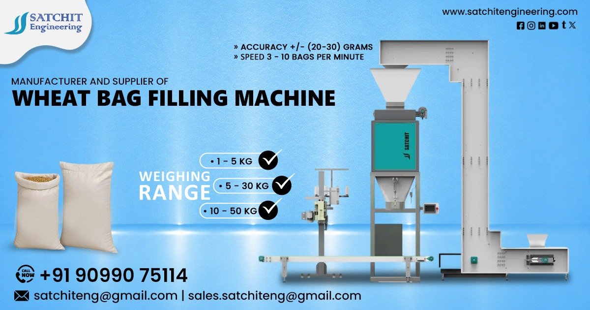 Wheat Packaging Machine Manufacturer from Ahmedabad
