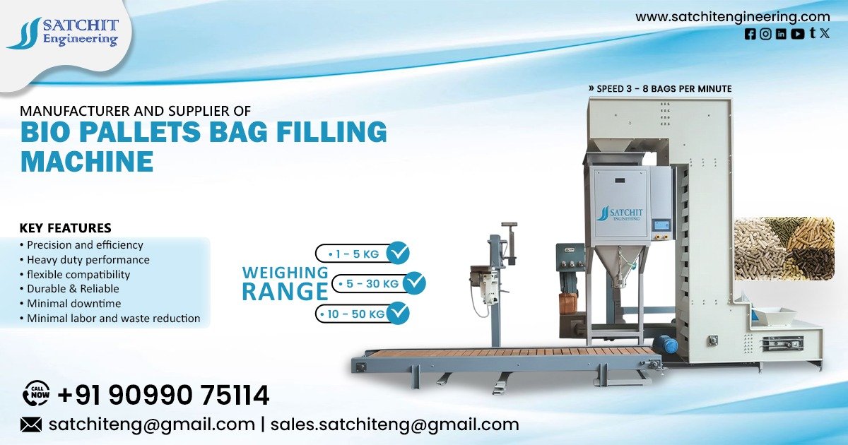 Bio Pallets Bag Filling Machine in Madhya Pradesh