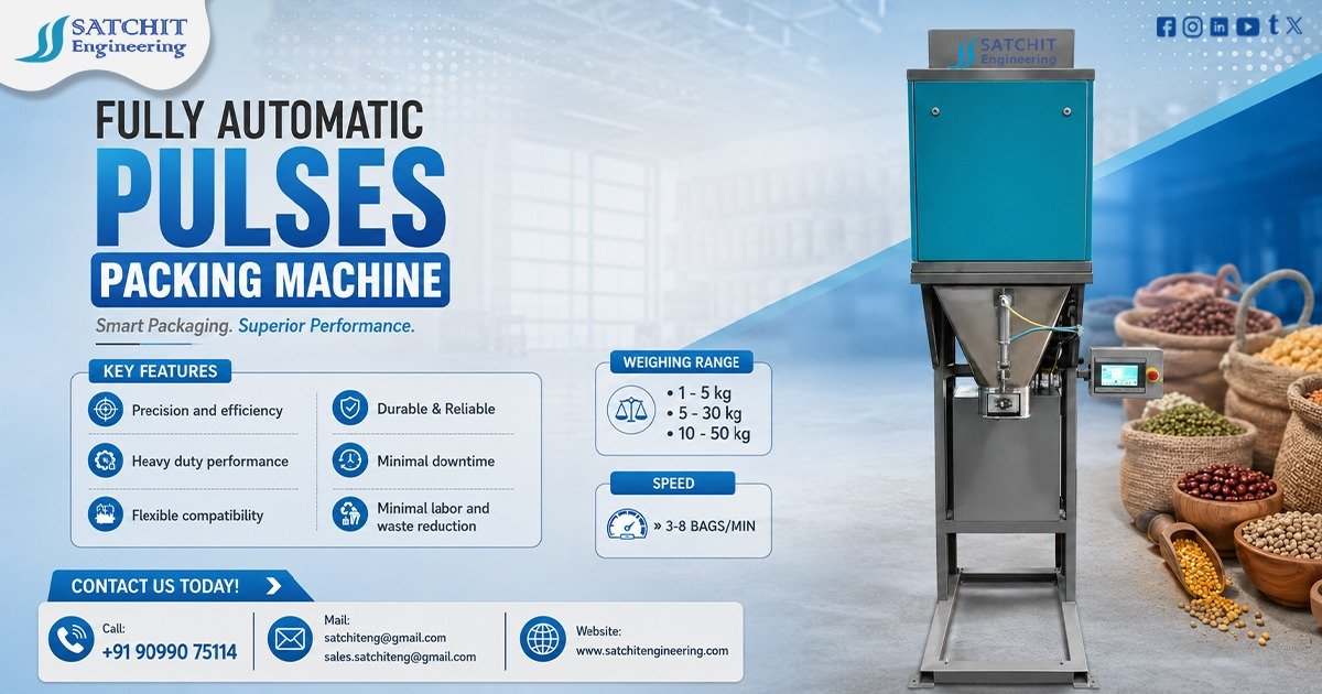 Fully Automatic Pulses Packing Machine Manufacturer