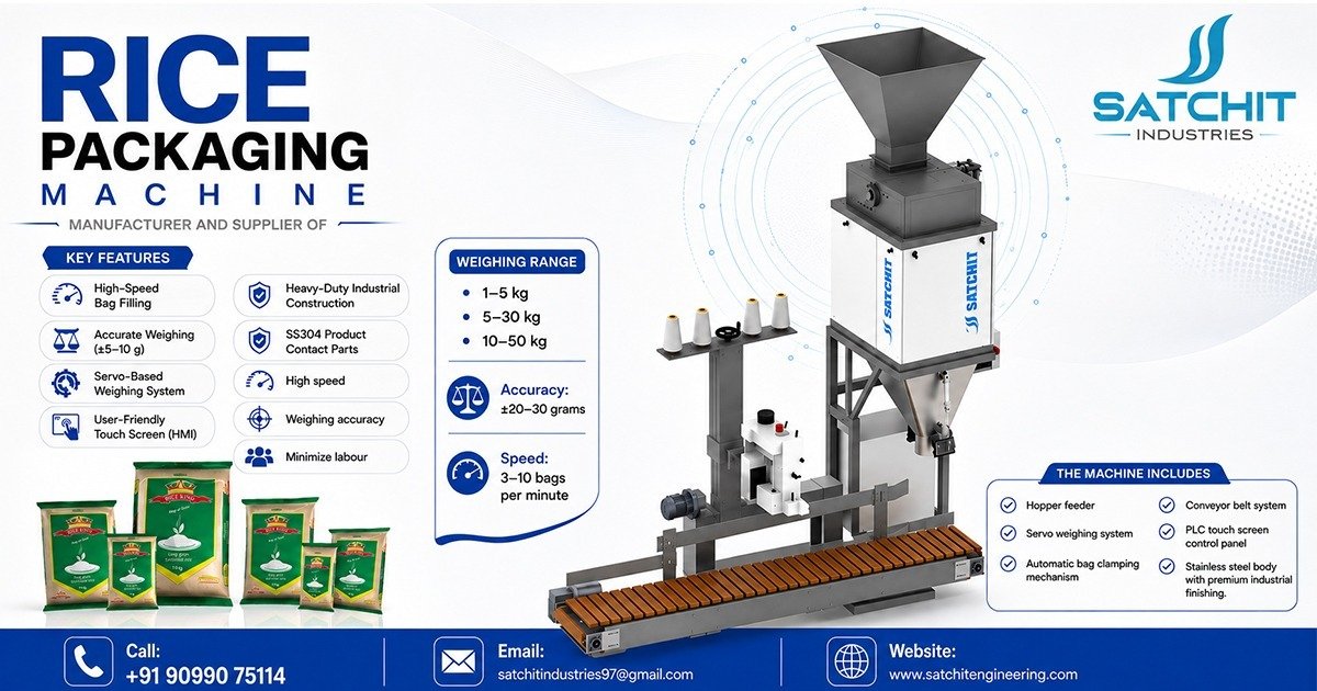 Rice Packaging Machine Supplier in Chhattisgarh
