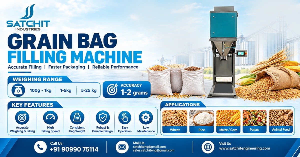 Grain Bag Filling Machine in Indonesia