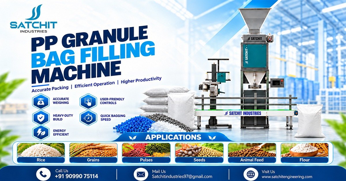 PP Granule Bag Filling Machine in Gujarat