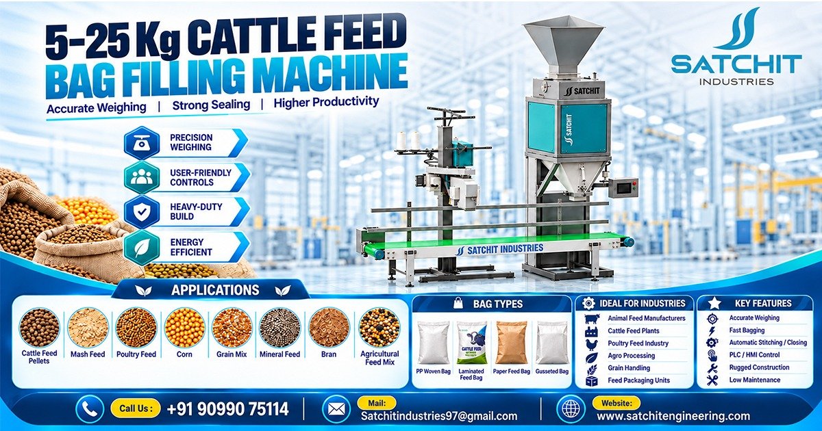 5–25 Kg Cattle Feed Bag Filling Machine in Maharashtra